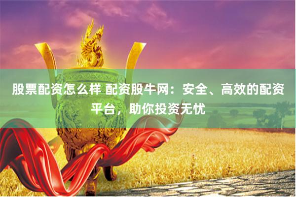 股票配资怎么样 配资股牛网：安全、高效的配资平台，助你投资无忧